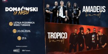 „Domaćinski u Nišu“: Tropiko i Amadeus bend prvi put zajedno na sceni