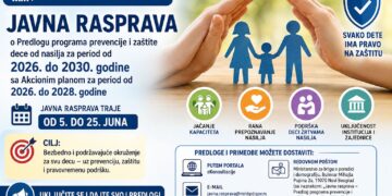 Javna rasprava o Programu zašite dece od nasilja počinje sutra: Građani mogu da daju predloge do 25. juna