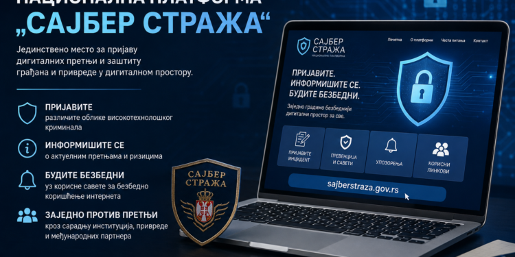 „Sajber straža“ je nova nacionalna platforma za prijavu digitalnog i tehnološkog kriminala