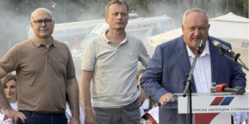Tajna lokacija, šatori i vo na ražnju: Pripreme za dolazak Vučića u Leskovac 21. juna