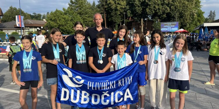 Mladi plivači Dubočice briljirali u Lučanima: Osvojili čak 35 medalja