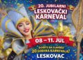 Počeo jubilarni 20. Leskovački karneval : Kiša odložila deo programa