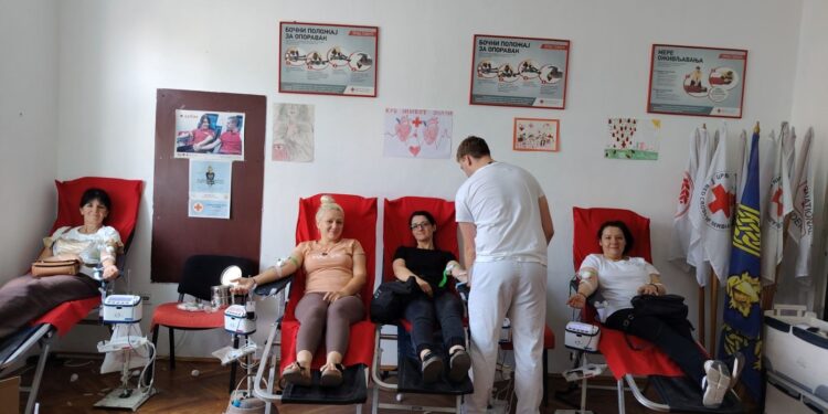 Današnjoj akciji u Leskovcu odazvao se rekordan broj dobrovoljnih davalaca krvi