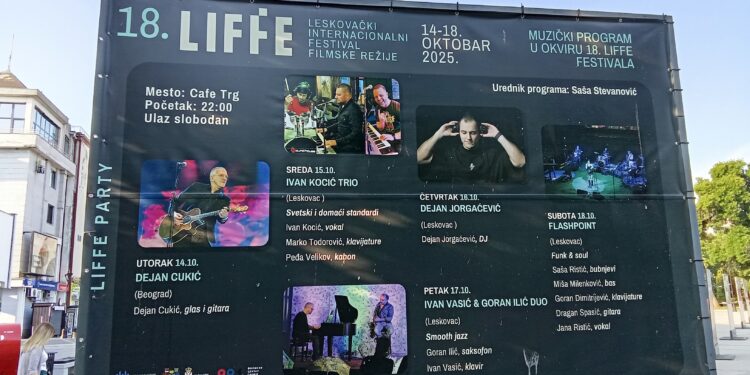 LIFFE PARTY i ove godine donosi pet večeri odlične muzike u centru Leskovca