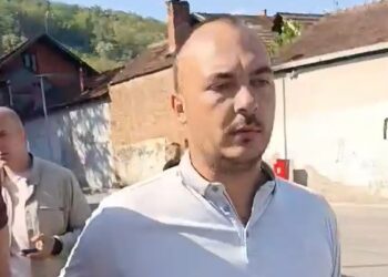 Boban iz Vlasotinca hteo da razgovara sa Vučićem, lokalni funkcioneri SNS-a ga grubo udaljili sa skupa – VIDEO