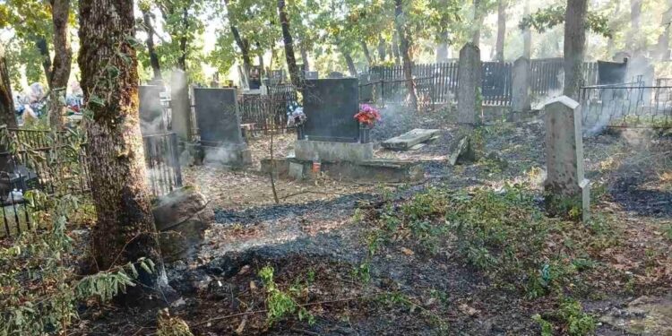 Gori kod Vinarca i lokalno groblje u Karađorđevcu