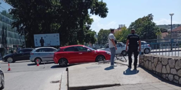 Teško povređen biciklista u saobraćajnoj nesreći u centru Leskovca