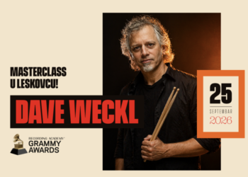 Svetska bubnjarska legenda Dave Weckl stiže u Leskovac na 15. Drum Dum Fest