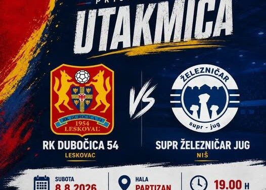 Uželeli ste se rukometa: Večeras je u Hali „Partizan“ komšijsko i prijateljsko odmeravanje snaga Dubočice i Železničara