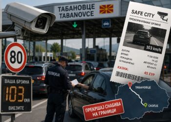 „Prošli kroz kameru“- kazna ih sačekala na granici: Velike gužve na ulazu u Makedoniju su i posledica uvođenja novog sistema