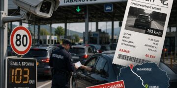 „Prošli kroz kameru“- kazna ih sačekala na granici: Velike gužve na ulazu u Makedoniju su i posledica uvođenja novog sistema