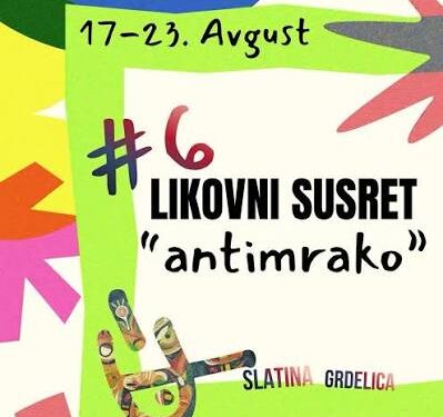 „Antimrako“ šesti put okuplja umetnike u Grdelici: Likovne radionice, retrospektiva i Duda Buržujka