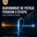 MUP upozorava organizacije i institucije koje čuvaju podatke građana: Redovno ažurirajte svoje sisteme i proveravajte ranjivost