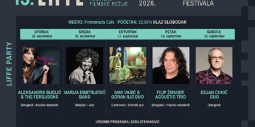 LIFFE i ove godine donosi i muzički program: Pet večeri koncerata u Kafeu Promenada