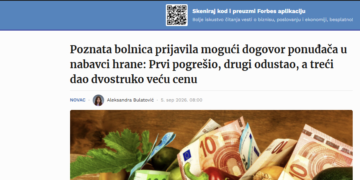 Tri ponuđača (dva iz Leskovca) pod lupom Komisije zbog nabavke voća i povrća za psihijatrijsku bolnicu