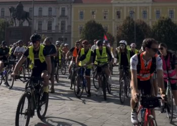 Studenti 22. septembra stižu biciklima u Leskovac, građanima će se obratiti i Željko Hubač i Bojan Dimitrijević