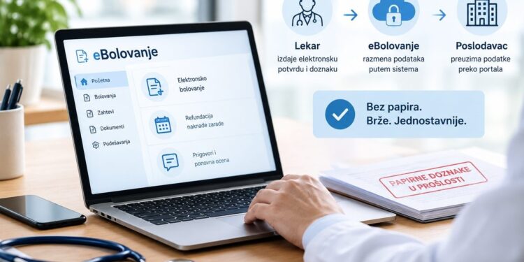 Gotovo 1,1 milion elektronskih bolovanja otvoreno od početka godine: Sistem koristi skoro 60 hiljada poslodavaca