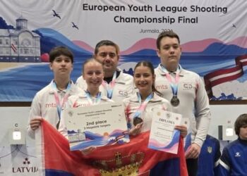 Lebančanka Anastasija Živković sa kolegama iz reprezentacije upucala evropsko srebro u Jurmali