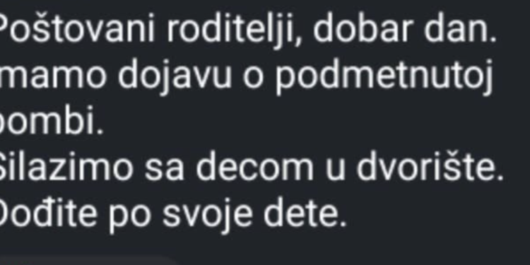 Dojave o bombama jutros stigle u škole u Leskovcu, Vlasotincu, Lebanu i Medveđi