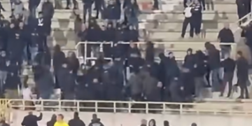 Navijači Partizana se u Nišu tukli između sebe