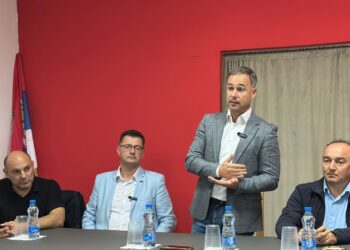 Aleksić u Vranju: Izbori 25. oktobra su referendum o budućnosti Srbije